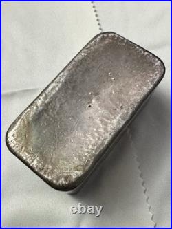 Academy 25.3 oz. 999 Fine Poured Silver Bar Ingot Great Patina