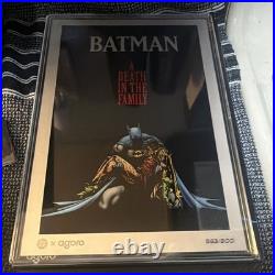 Agoro Batman A Death in the Family 20g 0.999 Fine Silver Bullion Bar 2026