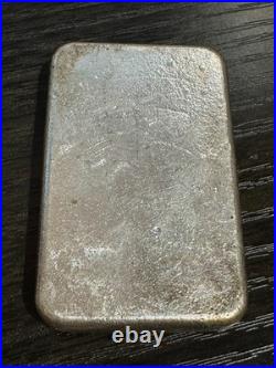Ainslie Bullion 5oz Silver Cast Silver Bar. 9995+ Fine Silver Ingot