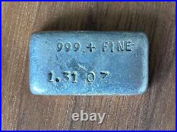 Alexander Westerfeld 1.31 Oz Silver Bar. 999+ Fine