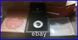 Australian Opal Lunar Horse 1oz Fine Silver. 999 Proof Coin Perth Mint Box & COA