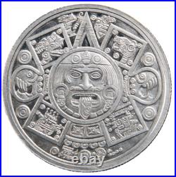 Aztec Eagle Warrior 1 oz. 999 Fine Silver Round