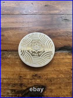BATHE WITH ME ONE TROY OUNCE. 999 FINE SILVER Proof Round Risque Nude Lady