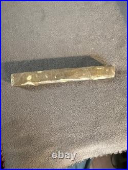 Below Spot 2.4 Ozt Hand Poured 0.999 Fine Silver bar