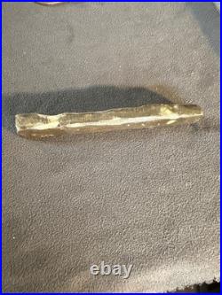 Below Spot 2.4 Ozt Hand Poured 0.999 Fine Silver bar