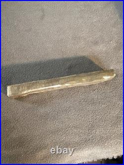 Below Spot 2.4 Ozt Hand Poured 0.999 Fine Silver bar