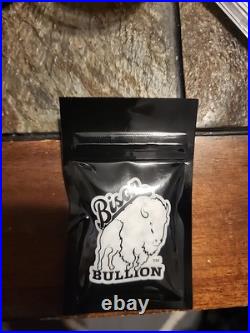Bison Bullion 5 Troy Ounce. 9999 Fine Silver Shot Hand Poured Bison Bullion 5 Troy Ounce. 9999 Fine Silver Shot Hand Poured