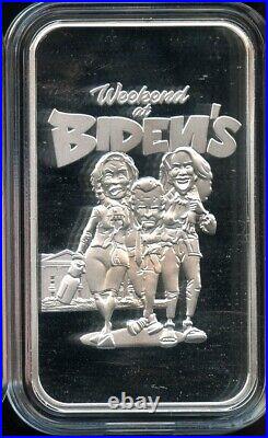 Black Hand Bullion Weekend at Bidens Very Limited #18/35! 1-OZ. 999 Fine Silver