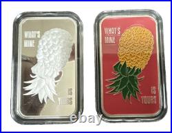 Black Hand Bullion Whats Mine is Yours 2 Bar Matching SET #33 2-1oz. Fine Silver