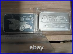Boxed 999 Fine Silver Lot (5 Oz) 5 Ounces Bullion Bars Coins Rounds + Gold