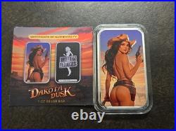 Bullion Baddies Dakota Dusk Backshot No Limits 1 oz. 999 Fine Silver Bar