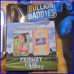 Bullion Baddies Fairway Faye 1 oz. 999 Fine Silver Bar 1 oz Total Silver