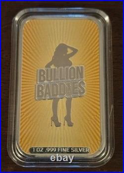 Bullion Baddies Framed Frida 1 Oz 999 Fine Silver Series 11