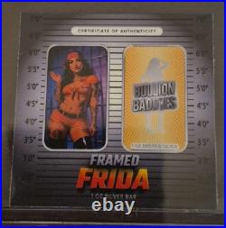Bullion Baddies Framed Frida 1 Oz 999 Fine Silver Series 11