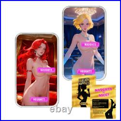 Bullion Baddies Sealed Mystery Pack 1 Oz. 999 Fine Bar Series 9 Naughty Or Nice