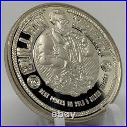Bullion Daddy 1 Troy Oz. 999 Fine Silver Round Eagle Local Coin Co Rare Design