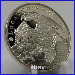 Bullion Daddy 1 Troy Oz. 999 Fine Silver Round Eagle Local Coin Co Rare Design
