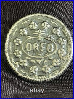 Bullpen Bullion OREO #1 2.70 oz. 999 Fine Silver Hand Poured COA Coin Bar