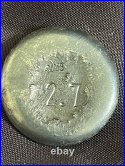 Bullpen Bullion OREO #1 2.70 oz. 999 Fine Silver Hand Poured COA Coin Bar