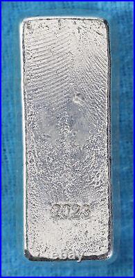 Bunker Bullion 100 gram. 999 Fine Silver Poured Loaf Bar