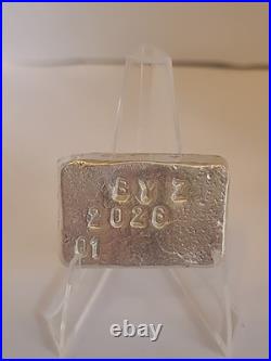 Byzartelle 2oz Hand Poured 999 Fine Silver Bars Serialized 2026 Series Limited