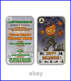 Castronomics Pumpkin Reaper Custom Double Enamel. 999 Fine Silver Art