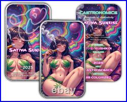 Castronomics Sativa Sunrise 1 oz. 999 Fine Silver Art Bar