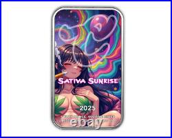 Castronomics Sativa Sunrise 1 oz. 999 Fine Silver Art Bar
