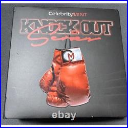 Celebrity Mint 2oz. 999 Fine Silver Boxing Glove Knockout Series Shaped Coin