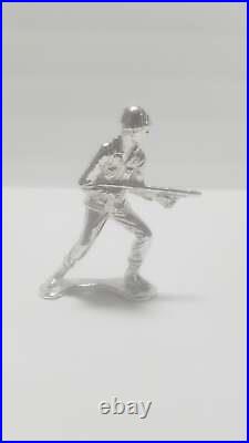 Classic Army Man Silver Toy Soldier Lot of 12.999 Fine Silver Bullion