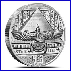 thumbnail image 2 of 2 Oz .999 Fine Silver Round – Thoth Egyptian Gods Series (High Relief, SilverTowne) 2 of 4