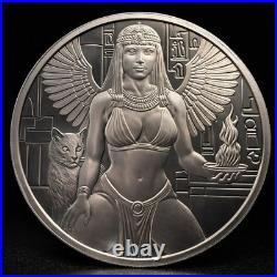 Cleopatra. 999 Fine Silver Round Limited Mintage of 150 1 Troy Ounce