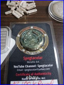 Collectible Fine Silver Lot. Spegtacular, Glass Panther Art Silver Read Descrip