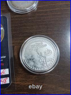 Collectible Fine Silver Lot. Spegtacular, Glass Panther Art Silver Read Descrip