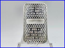 Complete Set Of 6 1oz. 999 Fine Silver The Mission Inn Art Bars In Dansco Book