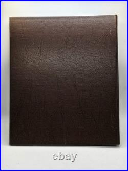 Complete Set Of 6 1oz. 999 Fine Silver The Mission Inn Art Bars In Dansco Book