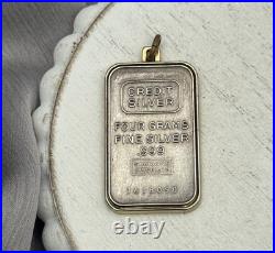Credit Fine Silver. 999 Simmons Since 1873 1.6in / 4G