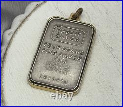 Credit Fine Silver. 999 Simmons Since 1873 1.6in / 4G