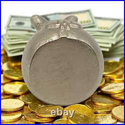 De Guello Silver Money Bag 1 oz. 999 Fine Silver Art Bar + COA Made in USA De Guello Silver Money Bag 1 oz. 999 Fine Silver Art Bar + COA Made in USA