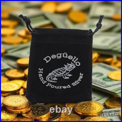 De Guello Silver Money Bag 1 oz. 999 Fine Silver Art Bar + COA Made in USA De Guello Silver Money Bag 1 oz. 999 Fine Silver Art Bar + COA Made in USA