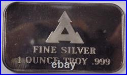 Delta Triangle Symbol 1 troy oz. 999 fine silver bar