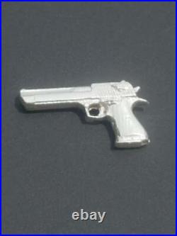 Desert Eagle 999 Fine Silver Hand Poured Gun Miniature Bullion