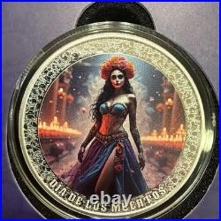Dia De Los Muertos 1 oz. 999 Fine Silver Limited 149