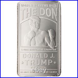 Donald Trump The Don 4 Time Indictment Champion 10 oz. 999 Fine Silver Bar