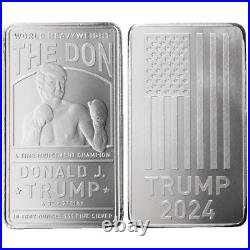 Donald Trump The Don 4 Time Indictment Champion 10 oz. 999 Fine Silver Bar