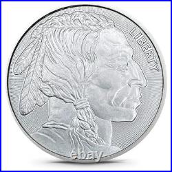 Elemental Mint Uncirculated 1 oz. 999 Fine Buffalo Silver Round In Capsule