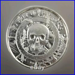 Elemental Privateer Collection Siren No Prey No Pay 2 oz. 999 Fine Silver
