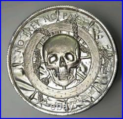 Elemental Privateer Collection Siren No Prey No Pay 2 oz. 999 Fine Silver