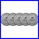 FIVE_5_1_oz_Silver_Round_Asahi_Lunar_Snake_Design_999_Fine_01_vi