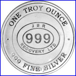 FIVE (5) 1 oz Silver Round JBR Recovery Ltd 999 Fine Icons of Britain FIVE (5) 1 oz Silver Round JBR Recovery Ltd 999 Fine Icons of Britain